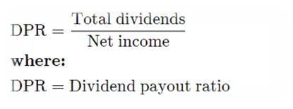 dividend payout ratio